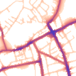 Daytime road noise heatmap for SM5 3AA