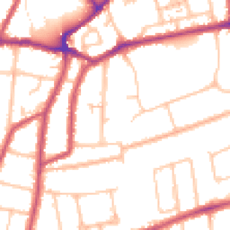 Daytime road noise heatmap for SM5 3AW