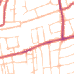 Daytime road noise heatmap for SM5 3JD