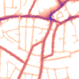 Daytime road noise heatmap for SM5 3SB