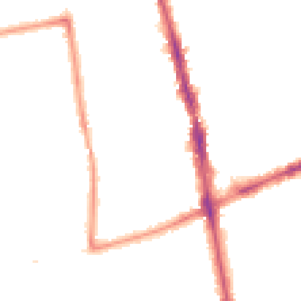 Night-time road noise heatmap for SM6 0HR