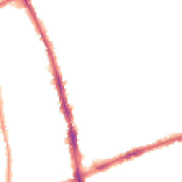 Night-time road noise heatmap for SM6 8TG