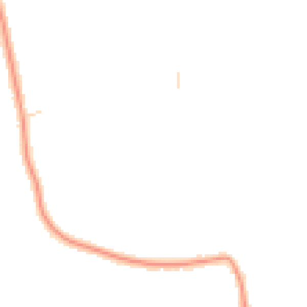 Night-time road noise heatmap for SM6 9ED