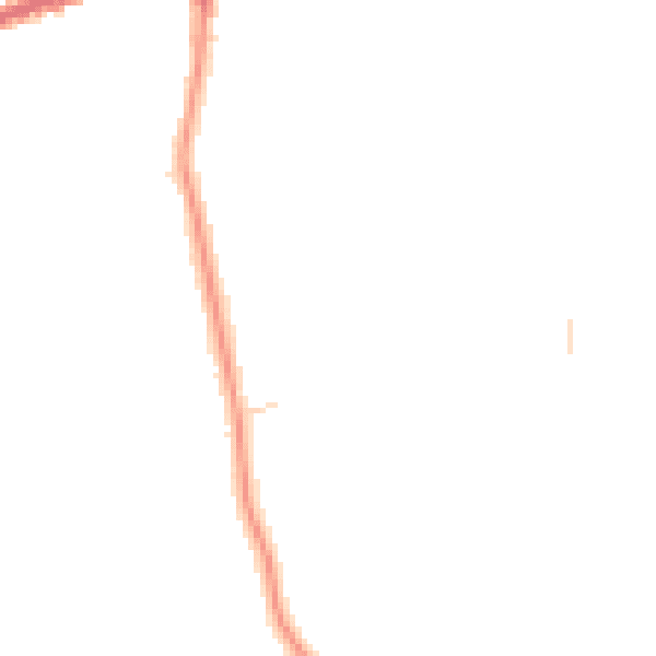 Night-time road noise heatmap for SM6 9EP