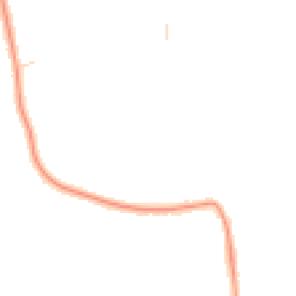 Night-time road noise heatmap for SM6 9LF