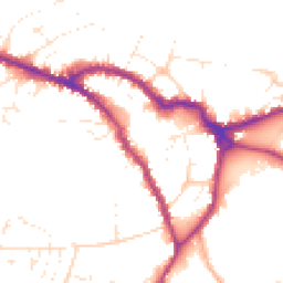 Daytime road noise heatmap for SN10 1AT