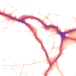 Daytime road noise heatmap for SN10 1BD