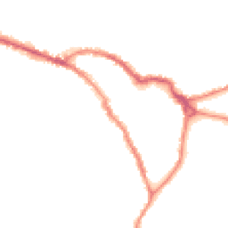 Night-time road noise heatmap for SN10 1BD