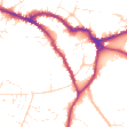 Daytime road noise heatmap for SN10 1BY