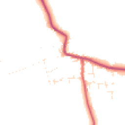 Daytime road noise heatmap for SN10 2NB