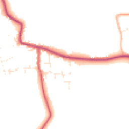 Daytime road noise heatmap for SN10 2NN