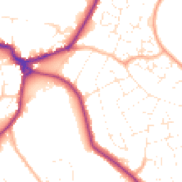 Daytime road noise heatmap for SN10 3AR
