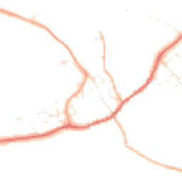 Daytime road noise heatmap for SN10 4EF