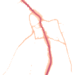 Daytime road noise heatmap for SN10 4LU