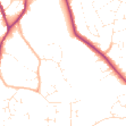 Daytime road noise heatmap for SN10 5BA