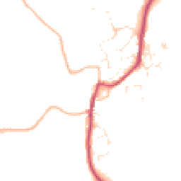 Daytime road noise heatmap for SN10 5NB
