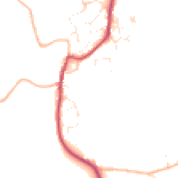 Daytime road noise heatmap for SN10 5PH