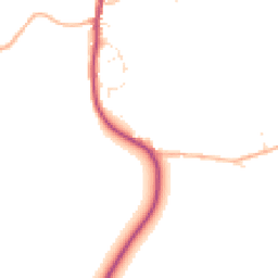 Daytime road noise heatmap for SN10 5QL
