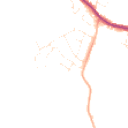 Daytime road noise heatmap for SN11 0FQ