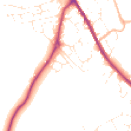 Daytime road noise heatmap for SN11 0GA