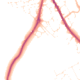 Daytime road noise heatmap for SN11 0GD