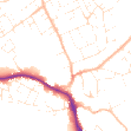 Daytime road noise heatmap for SN11 0HN