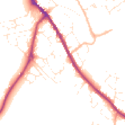 Daytime road noise heatmap for SN11 0QT