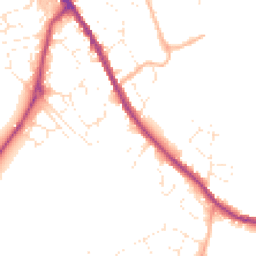 Daytime road noise heatmap for SN11 0SJ