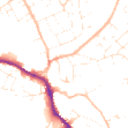 Daytime road noise heatmap for SN11 8AZ