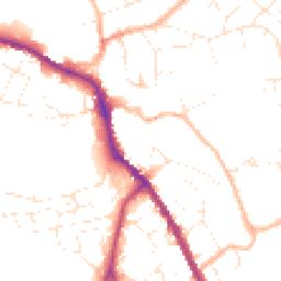 Daytime road noise heatmap for SN11 8DF