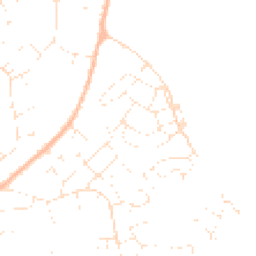Daytime road noise heatmap for SN11 8FY