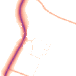 Daytime road noise heatmap for SN11 8SE