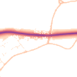 Daytime road noise heatmap for SN11 9JT