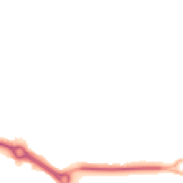 Night-time road noise heatmap for SN12 6AG