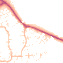 Daytime road noise heatmap for SN12 6AJ