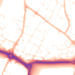 Daytime road noise heatmap for SN12 6AN