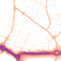 Daytime road noise heatmap for SN12 6BQ