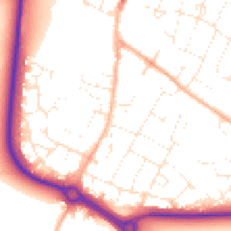 Daytime road noise heatmap for SN12 6DA