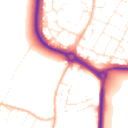 Daytime road noise heatmap for SN12 6DL