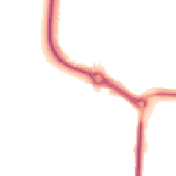 Night-time road noise heatmap for SN12 6DL