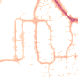 Daytime road noise heatmap for SN12 6SY