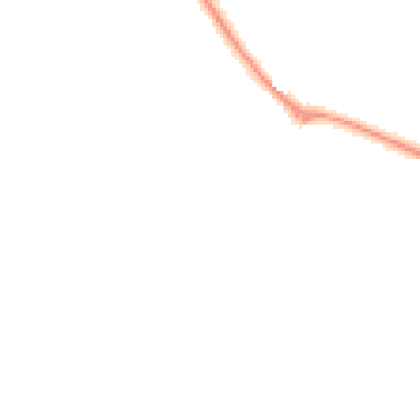 Night-time road noise heatmap for SN12 6SZ