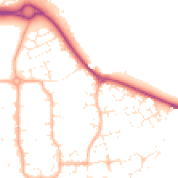 Daytime road noise heatmap for SN12 6XX