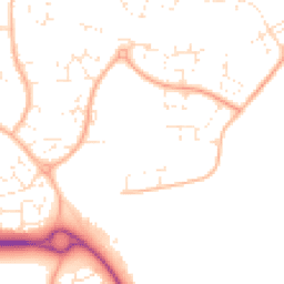 Daytime road noise heatmap for SN12 6ZT