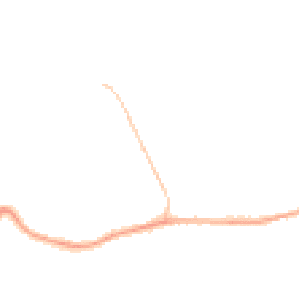 Night-time road noise heatmap for SN12 7EG