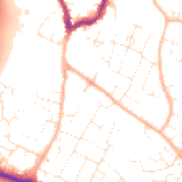 Daytime road noise heatmap for SN12 7NS