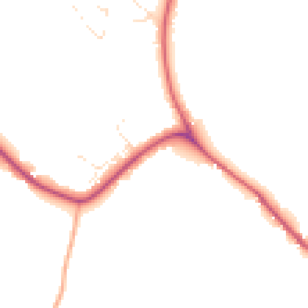 Daytime road noise heatmap for SN12 8EL