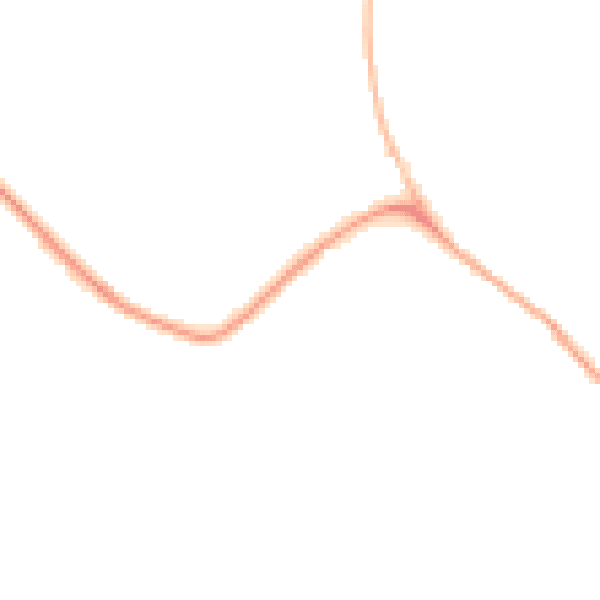 Night-time road noise heatmap for SN12 8ET
