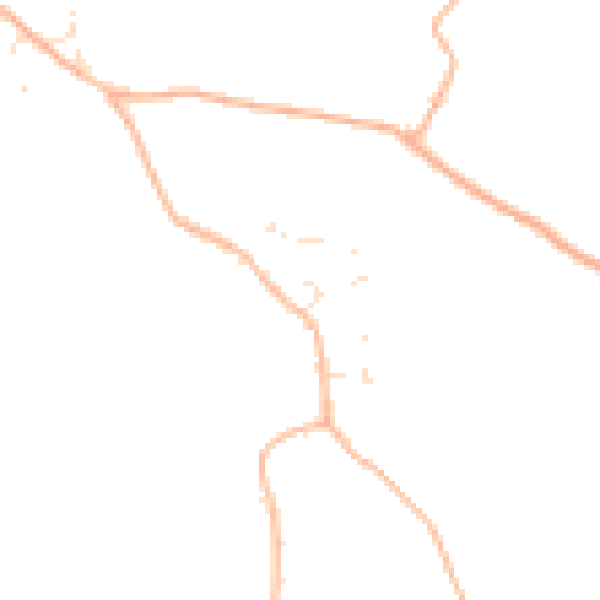 Daytime road noise heatmap for SN12 8PD