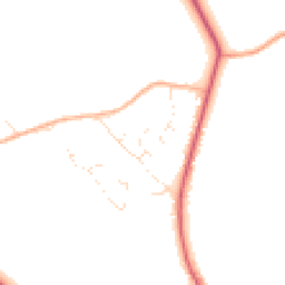 Daytime road noise heatmap for SN12 8QP
